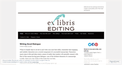 Desktop Screenshot of exlibrisediting.com