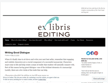 Tablet Screenshot of exlibrisediting.com